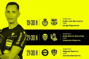 华体会体育-西甲首轮裁判安排：穆努埃拉将执法巴萨客战马洛卡